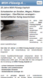 Mobile Screenshot of fluessig-asphalt.info